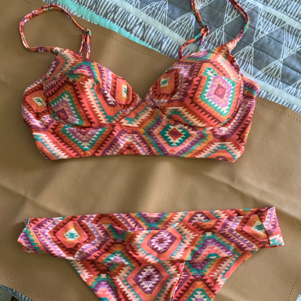 Multi colored bikini